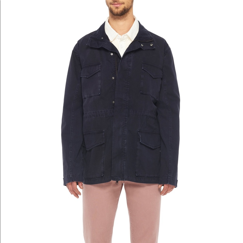 Brand New $365 Frame Cotton Utility Jacket Sz M
